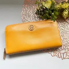【かわいい】トリーバーチ 長財布 イエロー 使いやすい