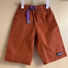 【美品】KRIFF MAYER オレンジ ハーフパンツ 150