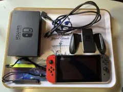 中古 Nintendo Switch 充電器以外フルセット 一部不良あり