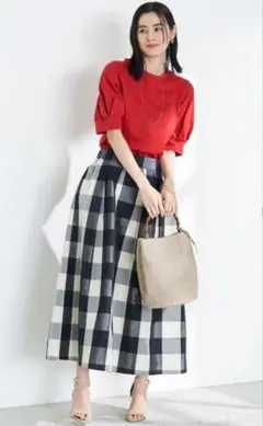 美品 ノーリーズ 5C BASIC 5分袖Tシャツ　36