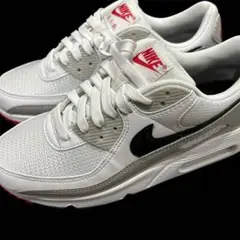 Nike Air Max 90 ホワイト/グレー/ブラック/レッド【極美品】