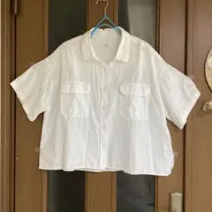 ローリーズファーム　リネン混シャツ