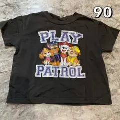 パウパト　PAW PATROL Tシャツ 90サイズ 黒