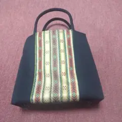 タツムラ 和装 ハンドバッグ 二重蔓唐草文錦 龍村晋コレクション タツムラ 和装 ハンドバッグ 二重蔓唐草文錦 龍村晋コレクション