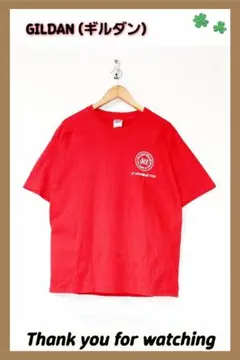〖古着〗Tシャツ GILDAN ギルダン レッド Lサイズ 半袖