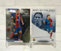 リオネル・メッシ ア バルセロナ 計2枚セット panini topps