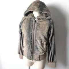 00s Y2K adidas Archive モコモコ フリース フーディー
