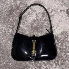 CHARLES & KEITH ショルダーバッグ エナメル