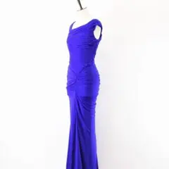 高級 TADASHI SHOJI タダシショージ レディース ドレープ シースル
