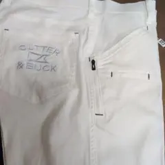 カッターアンドバック　メンズ　ゴルフ　パンツ　スラックス　白　ストレッチ