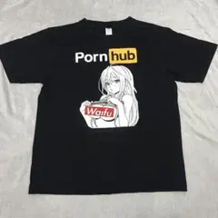 Pornhub エロTシャツ 古着 Waifu ワイフ アニメ セクシー 美少女