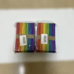 工作用　カラー　アイス棒　200本