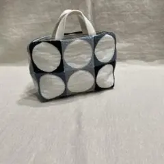 ふっくらトートバッグ　ふっくらバッグ型ポーチ14ミナペルホネン　ハンドメイド