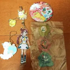 ポケモン　アローラロコン　メタルチャーム　アクリルチャーム他全5点セット