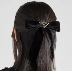 新品　ヘアリボンバレッタ