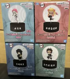 鬼滅の刃　プチっと灯りマス　4種セット売り
