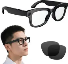 スマート翻訳メガネ AIスマートグラス チャットGPT搭載 500万画素