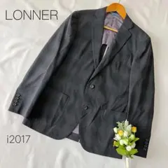 ロンナー　ウール混　テーラードジャケット オフィス　ワーク　日本製　LONNER