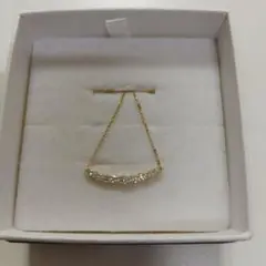 ジュエリーツツミ K18YGダイヤモンドプチネックレス 0.5カラット 42セン