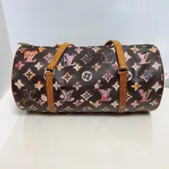 ルイヴィトン ヴィンテージ パピヨン モノグラム ウォーターカラー ハンドバッグ