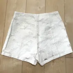 Forever21 美品 ホワイト レース Mサイズ ショートパンツ おしゃれ