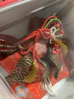 七五三　はこせこ　作り帯セット　髪飾りつき