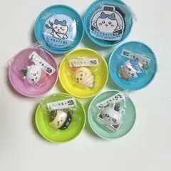 くら寿司 ちいかわ フィギュア 5種 コンプ ハチワレ 缶バッジ マグネット