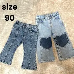 baby gap パッチワークデニム　18m-24m 90cm