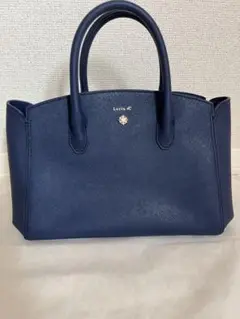 Luria ネイビー ハンドバッグ