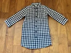 デビロック　シャツワンピース　ギンガムチェック　100cm