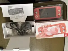 Nintendo Switch Lite ピンク 本体　充電器付