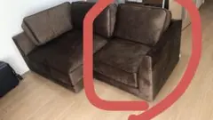 FLANNELSOFA QUATT 1人がけコーナー