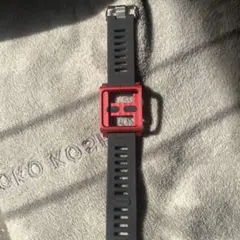 iPod nano ウォッチバンド レッドとブラック