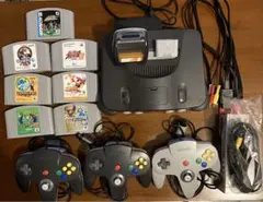 NINTENDO64 任天堂64 本体とゲームソフトセット7本セット
