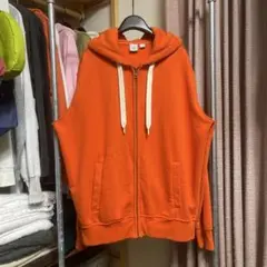 ヴィンテージ 古着 90s jcp フルジップパーカー オレンジ