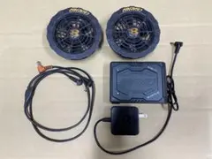 バートル　空調ファン、バッテリー、ケーブル、充電器セット　AC08-22V