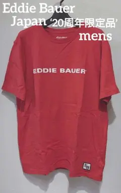 Eddie Bauer/Japan20周年限定 /Tシャツ／レンガ色/Ｌサイズ