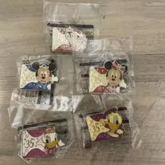 ディズニーリゾート35周年　ピンバッジ　5個セット　コンプリート　新品未使用☆