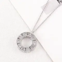 ◆新品◆BOX付き☆シルバー☆高見え☆豪華CZネックレス ☆レディース