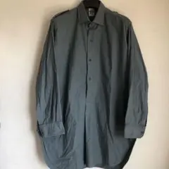 LUTTEURS ルトゥール'70？グランパシャツブルーグレー