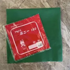 【新品未使用】赤とグリーンのフェルト 2色セット