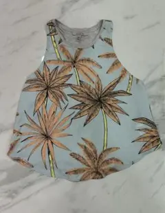 ZARA ザラ　バームツリー柄　トップス　カットソー