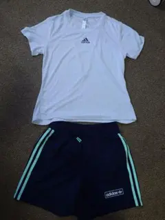 新品保管品＊アディダス SWIM SHORTS ＆ 美品HEAT.RDY 半袖