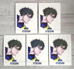 【ブルーロック展】糸師凛 原画展 ぱしゃこれ 5点 まとめ売り