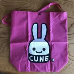 CUNE バッグ エコバッグ キューン CUNE エコバック エコバッグ トート 黒 ブラック