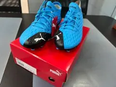 Puma サッカーシューズ 青/黒