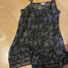 花柄シースルーキャミソール