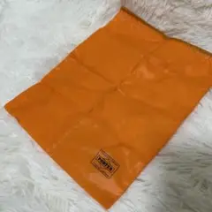 ポーター　巾着　オレンジ　袋