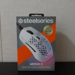 SteelSeries AEROX 3 ゲーミングマウス 有線