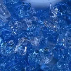 キラキラ　アクリルストーン　クリア　ブルー